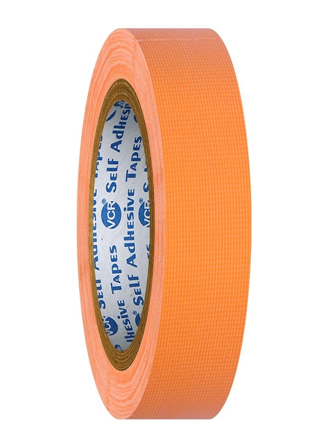 VCR Orange Duct Tape - 18 Meters in Length 24mm / 1" Width - 1 Roll Per Pack - Strong Book Binding Tape - Waterproof Heavy Duty Duct Tape - Image 3